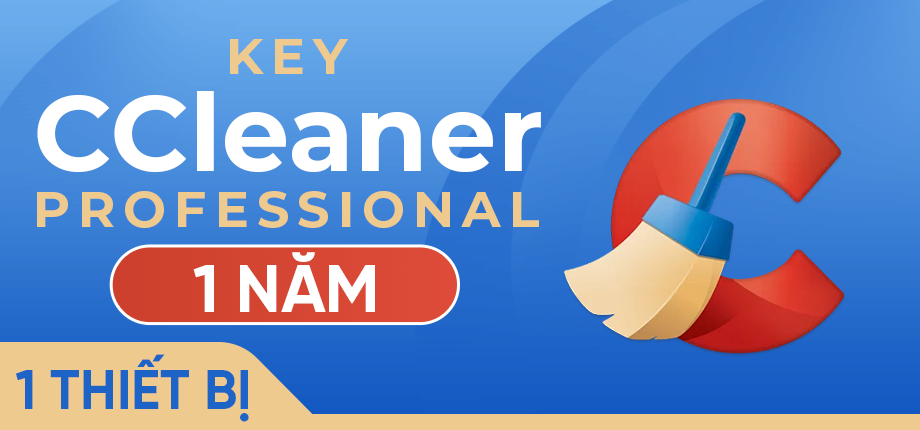 Kích hoạt CCleaner Professional (1 năm - 1 PC Windows)